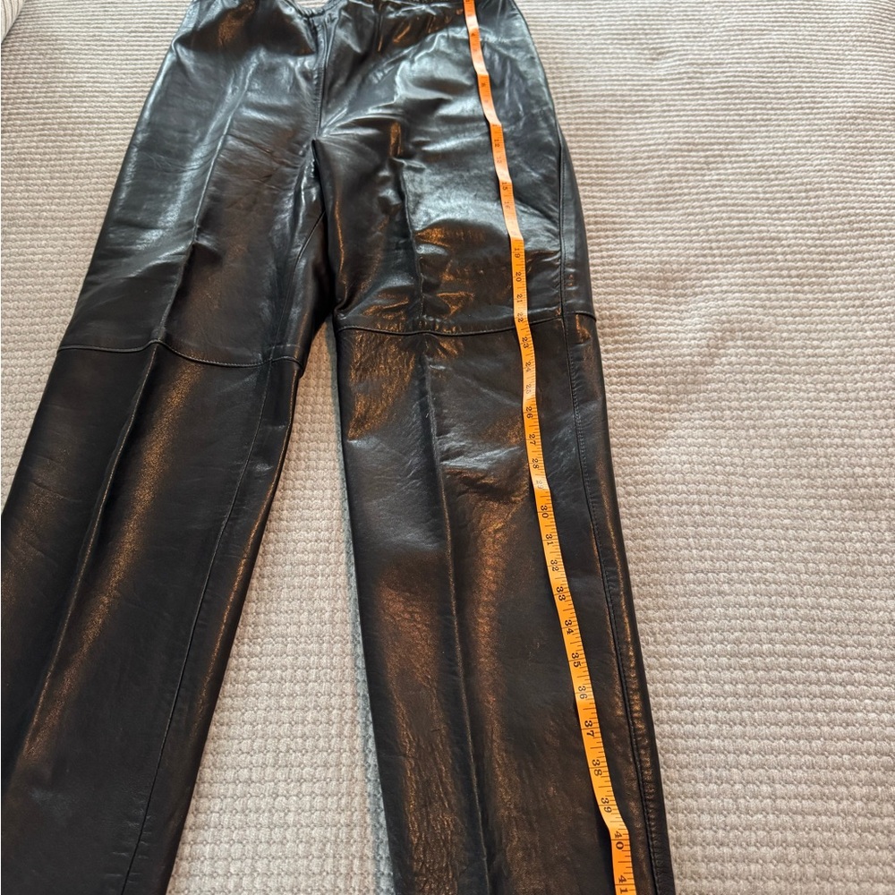 Bagatelle Shiny Black Leather Trousers
